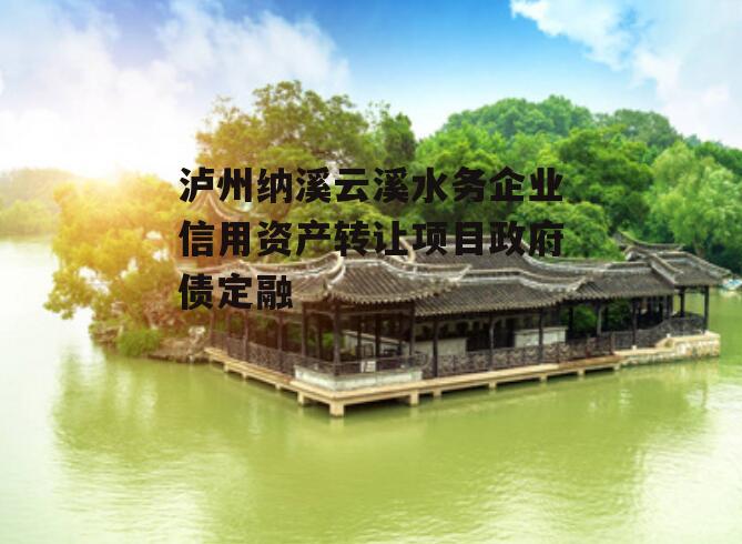 泸州纳溪云溪水务企业信用资产转让项目政府债定融