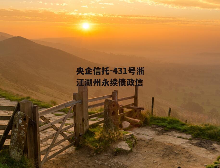 央企信托-431号浙江湖州永续债政信