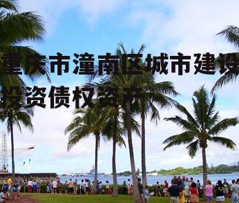 重庆市潼南区城市建设投资债权资产