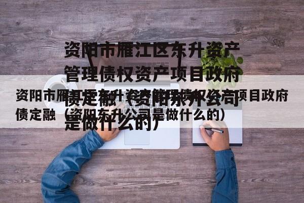 资阳市雁江区东升资产管理债权资产项目政府债定融（资阳东升公司是做什么的）