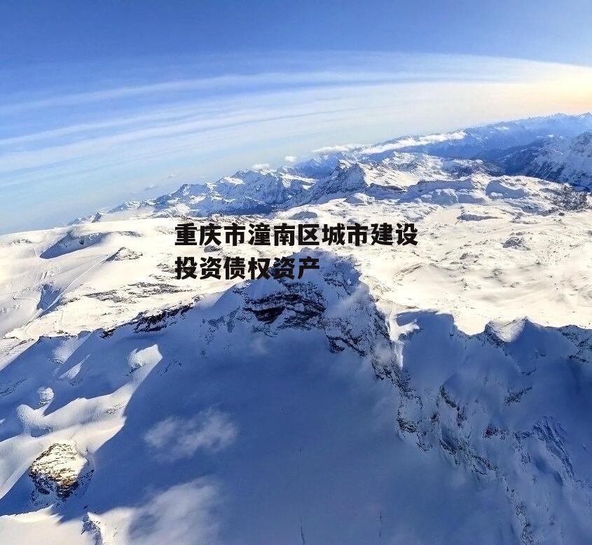 重庆市潼南区城市建设投资债权资产
