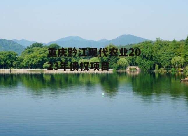 重庆黔江现代农业2023年债权项目