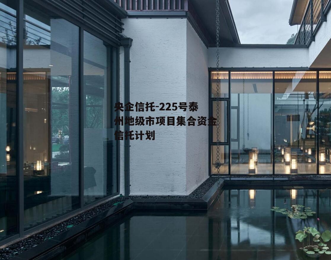 央企信托-225号泰州地级市项目集合资金信托计划