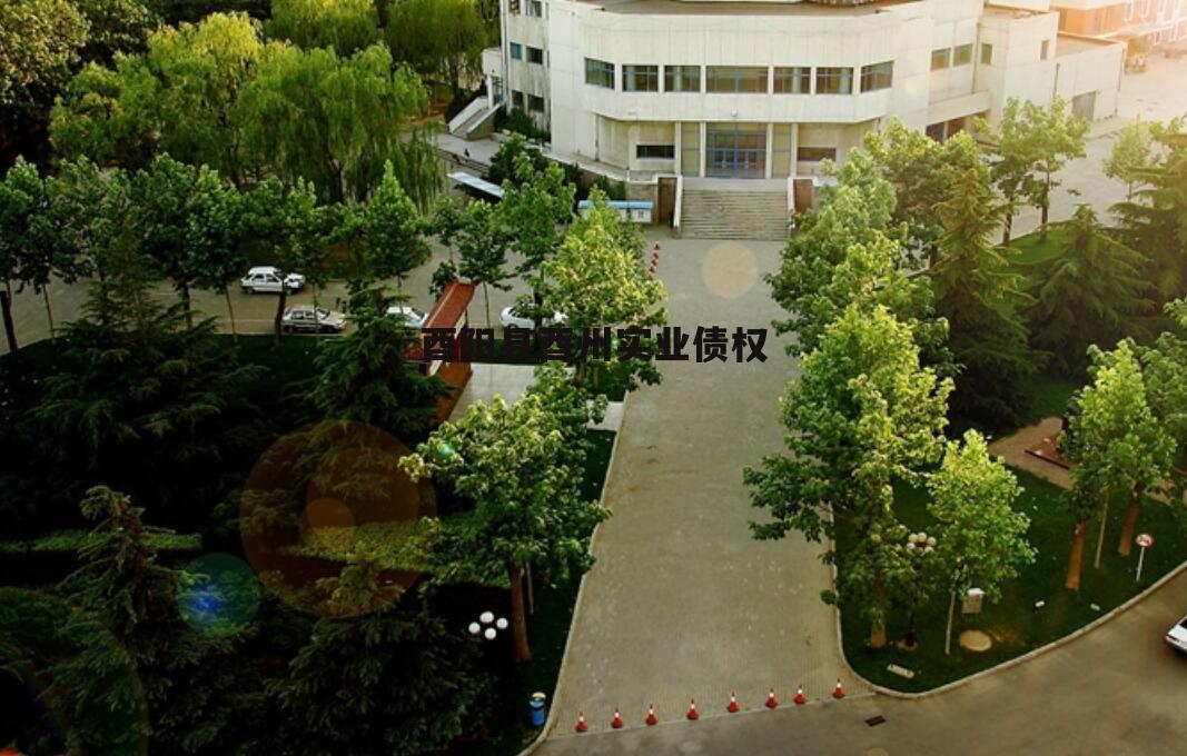 酉阳县酉州实业债权
