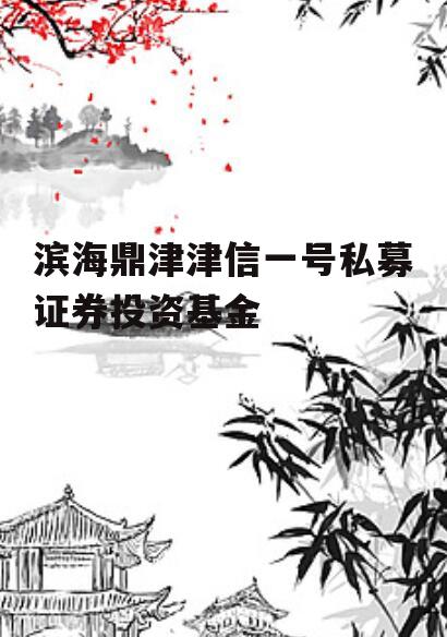 滨海鼎津津信一号私募证券投资基金