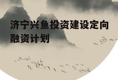 济宁兴鱼投资建设定向融资计划