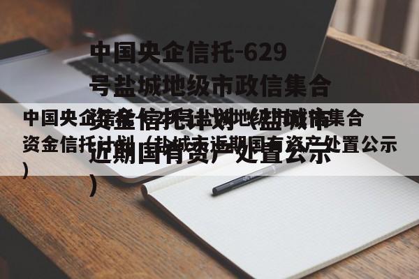 中国央企信托-629号盐城地级市政信集合资金信托计划（盐城市近期国有资产处置公示）