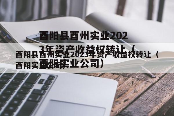 酉阳县酉州实业2023年资产收益权转让（酉阳实业公司）