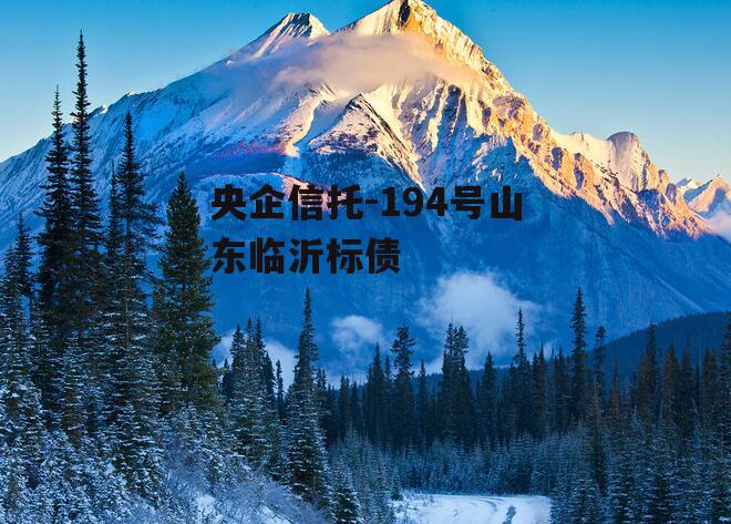 央企信托-194号山东临沂标债