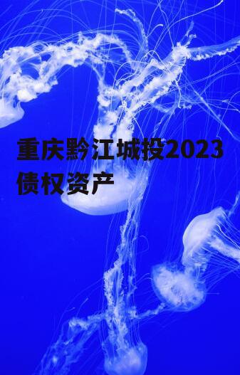 重庆黔江城投2023债权资产