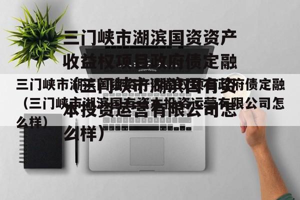 三门峡市湖滨国资资产收益权项目政府债定融（三门峡市湖滨国有资本投资运营有限公司怎么样）