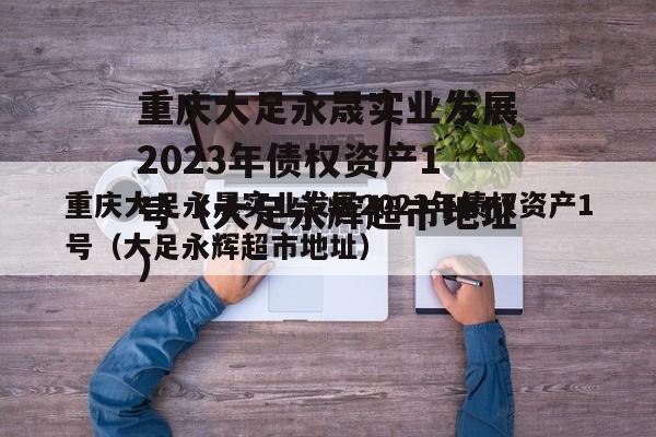 重庆大足永晟实业发展2023年债权资产1号（大足永辉超市地址）