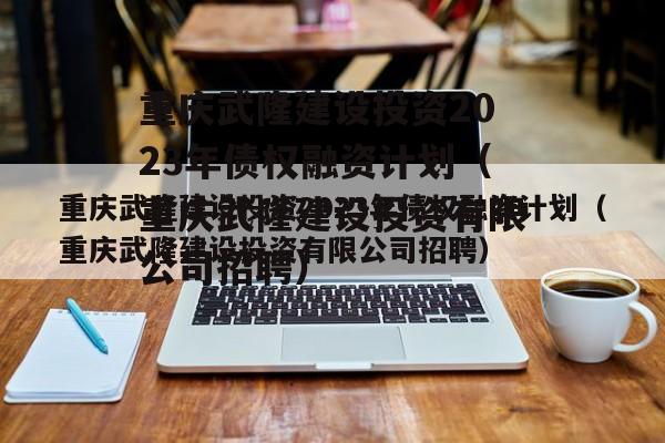 重庆武隆建设投资2023年债权融资计划（重庆武隆建设投资有限公司招聘）