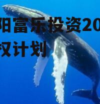绵阳富乐投资2023债权计划