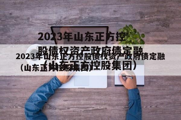 2023年山东正方控股债权资产政府债定融（山东正方控股集团）