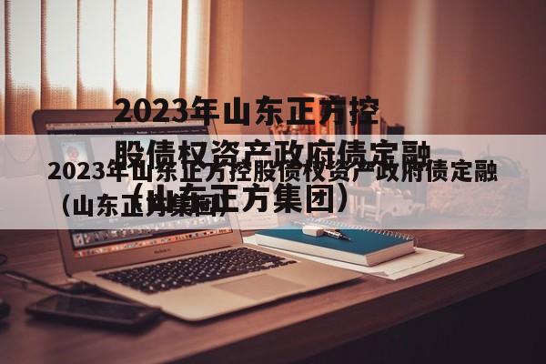 2023年山东正方控股债权资产政府债定融（山东正方集团）