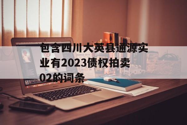 包含四川大英县通源实业有2023债权拍卖02的词条