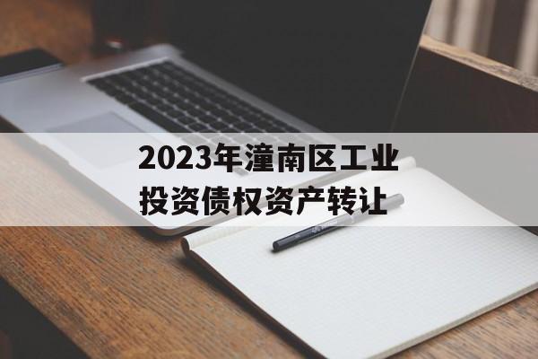 2023年潼南区工业投资债权资产转让