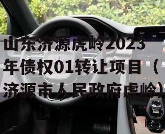 山东济源虎岭2023年债权01转让项目（济源市人民政府虎岭）