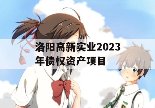 洛阳高新实业2023年债权资产项目