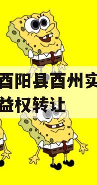 重庆酉阳县酉州实业资产收益权转让