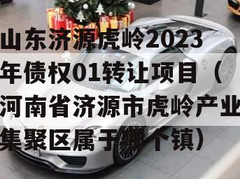 山东济源虎岭2023年债权01转让项目（河南省济源市虎岭产业集聚区属于哪个镇）