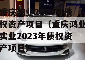 重庆鸿业2023年债权资产项目（重庆鸿业实业2023年债权资产项目）