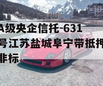 A级央企信托-631号江苏盐城阜宁带抵押非标