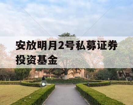 安放明月2号私募证券投资基金