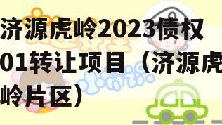 济源虎岭2023债权01转让项目（济源虎岭片区）