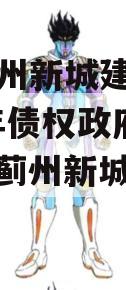 天津蓟州新城建设投资2023年债权政府债定融（蓟州新城房地产）
