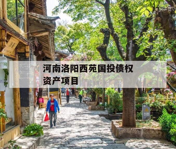 河南洛阳西苑国投债权资产项目
