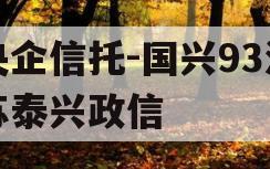 央企信托-国兴93江苏泰兴政信