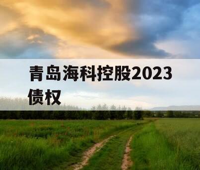 青岛海科控股2023债权