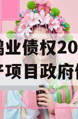 重庆鸿业债权2023年资产项目政府债定融