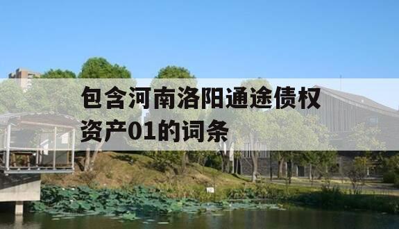 包含河南洛阳通途债权资产01的词条