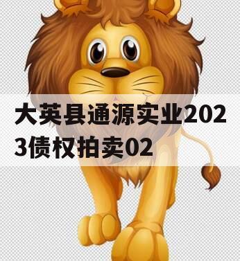 大英县通源实业2023债权拍卖02