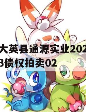 大英县通源实业2023债权拍卖02 大英县通源实业2023债权拍卖02