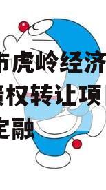 济源市虎岭经济发展2023债权转让项目政府债定融