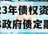 包含成都市龙泉新农投资2023年债权资产01-08政府债定融的词条