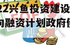 2022兴鱼投资建设定向融资计划政府债定融