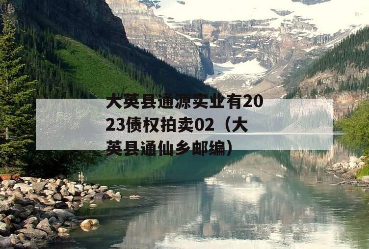 大英县通源实业有2023债权拍卖02（大英县通仙乡邮编）