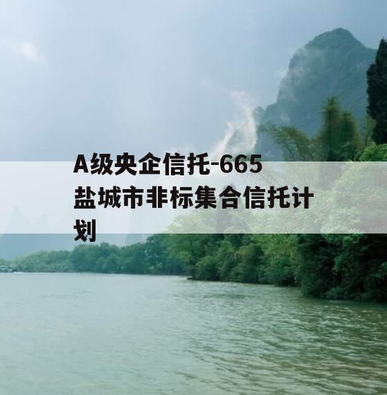 A级央企信托-665盐城市非标集合信托计划