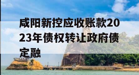 咸阳新控应收账款2023年债权转让政府债定融