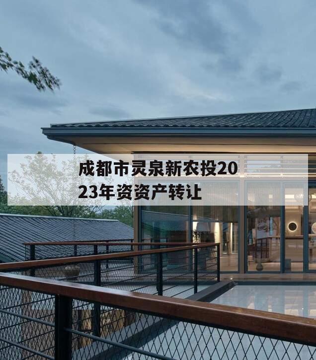 成都市灵泉新农投2023年资资产转让