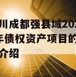 四川成都强县域2023年债权资产项目的简单介绍