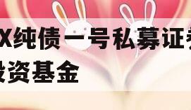 XX纯债一号私募证券投资基金