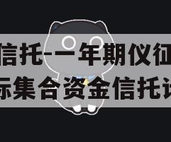 XX信托-一年期仪征非标集合资金信托计划