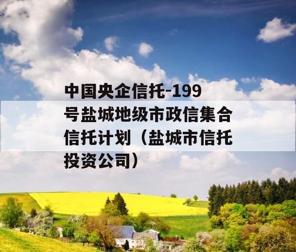 中国央企信托-199号盐城地级市政信集合信托计划（盐城市信托投资公司）