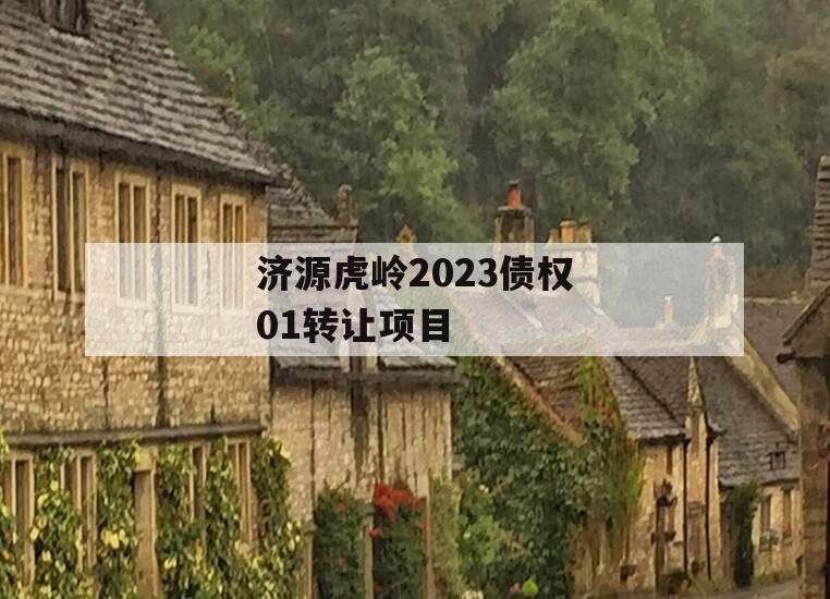 济源虎岭2023债权01转让项目